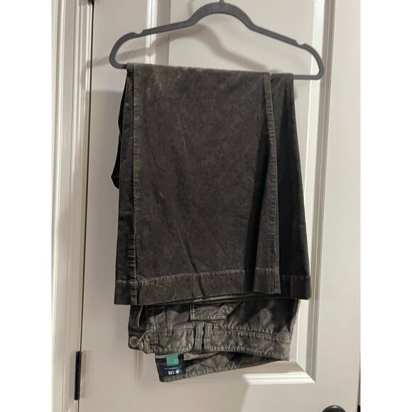 Anthropologie Maeve Velvet Bootcut Pants Grey 20W - Picture 2 of 9